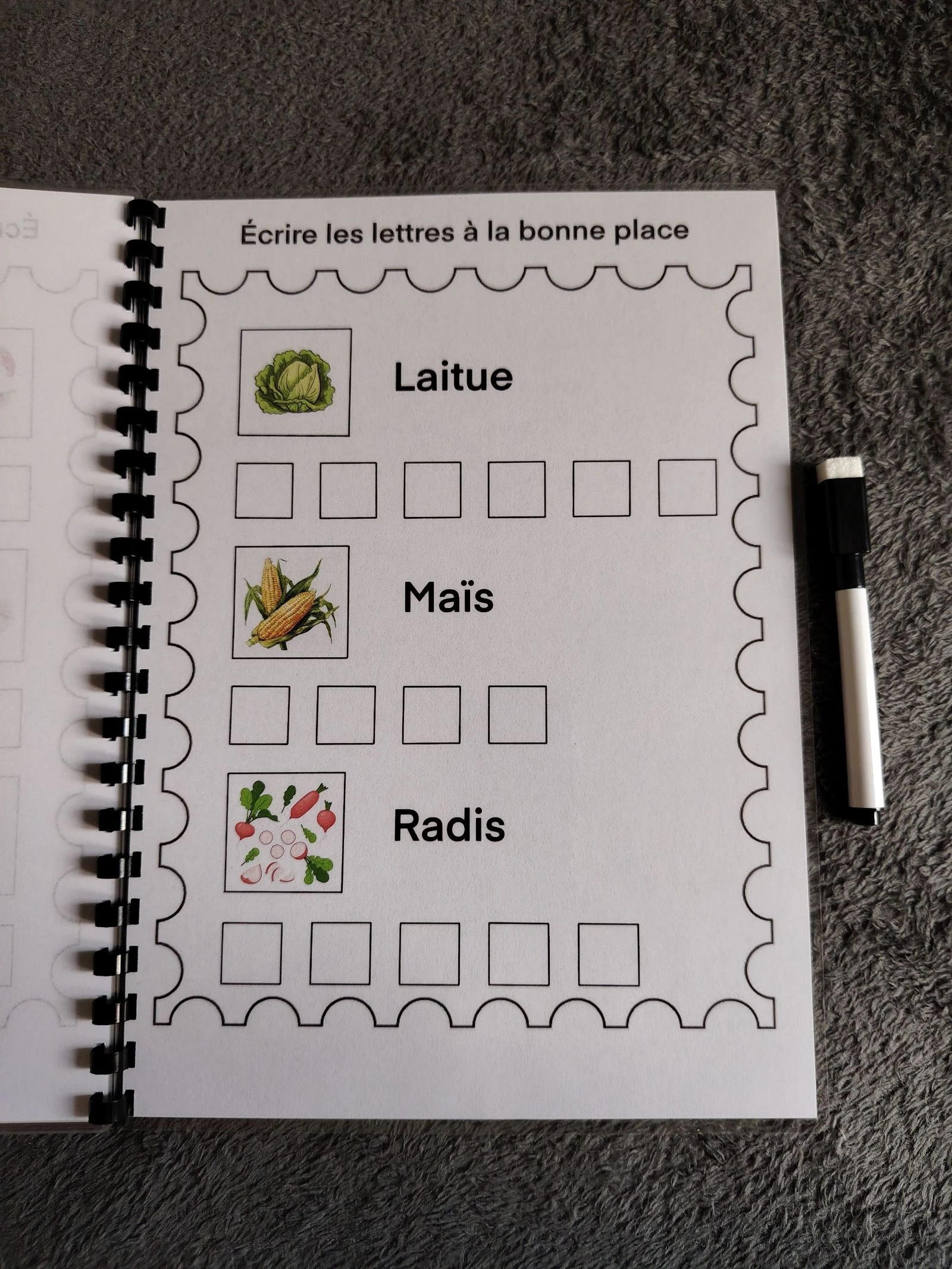 Livro de atividades para aprender a escrever frutas e legumes – photo 6